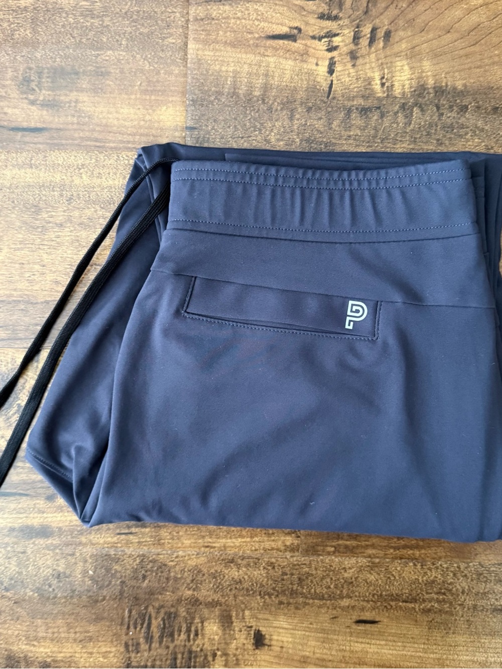 Dark Navy Performance Pants with Small Logo